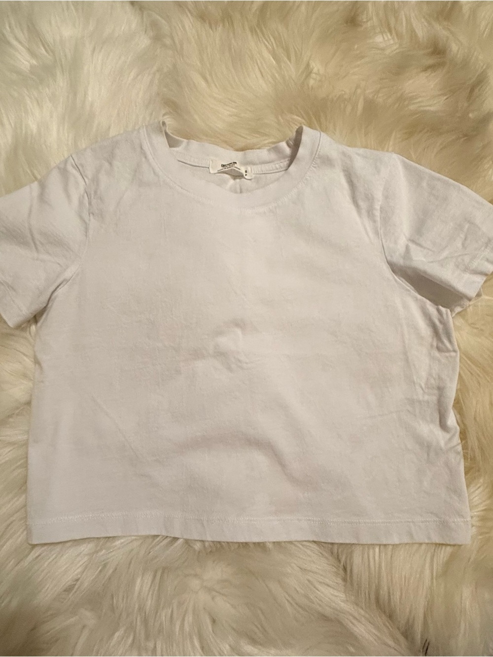 Cotton On White Short-Sleeve Crew Tee